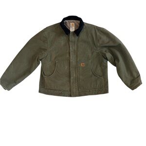 Carhartt Detroit Coat XL Jacket J164 LOV Sherpa Lined Green Vintage Y2K